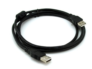 Połączenie wtyk x2 USB kabel 1,8 m przewód M-M