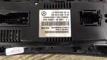 ПАНЕЛЬ КОНДИЦИОНЕРА ВОЗДУХА MERCEDES W212 A2129002914 EU