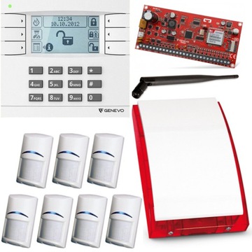 ALARM GENEVO PRiMA 16 LCD GSM 7x BOSCH ANDROID iOS