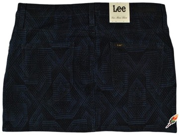 LEE spodniczka JEANS dark blue LEE MINI SKIRT W27