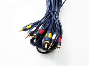 VITALCO kabel 3x RCA chinch audio video 15,0m