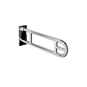 PORĘCZ UCHYLNA ŁUKOWA Z UCHWYTEM 600 MM STAL