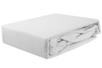 Prześcieradło frotte z gumką 160x200 j.róż