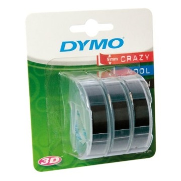 DYMO Etykieta Taśma 3D 9mm Czarna 3 rolki S0847730