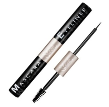 Sleek Makeup DUO Maskara Tusz+ Eyeliner 2w1 Czarna