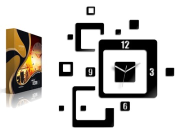 СОВРЕМЕННЫЕ НАСТЕННЫЕ ЧАСЫ ТРИО, БОЛЬШИЕ, 60 СМ, ЦВЕТА