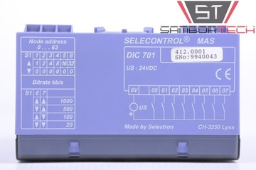 Модуль SELECTRON с 8 цифровыми входами DIC 701, CAN-BUS