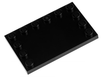 LEGO Płytka mod. 4x6 6180 4100378 czarna - 2 szt.