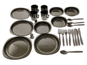 фото ориг. №11, Utensils tourist miles - tec camping set for 4 people 26 elements olive