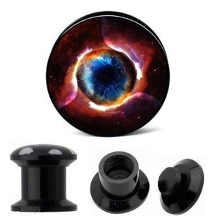 TUNELE PLUGI AKRYLOWY TUNEL PLUG GALAXY EYE 10 mm