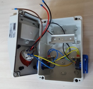 Распредустройство строительное 32А/5п +2х230В IP66