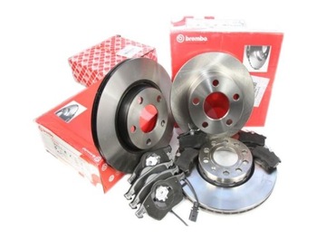 TARCZE BREMBO KLOCKI przod HONDA JAZZ III 08- KPL