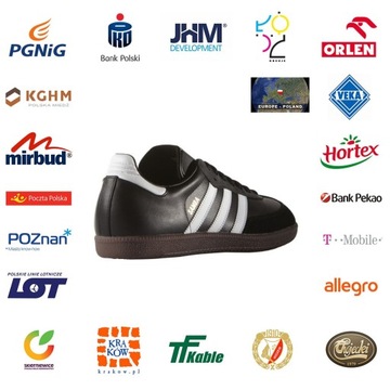 % Кроссовки Adidas Samba IN 019000 черные 40 2/3 / adidas