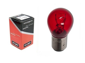 ŻARÓWKA PR21/5W 12V 21/5W BAW15d CZERWONA