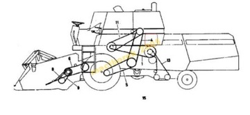 Беговое полотно Massey Ferguson 86 187 240 440 905921m1