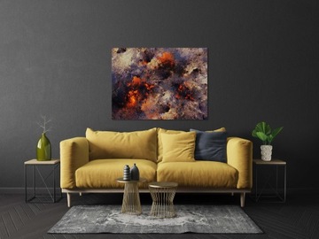 КАРТИНА на холсте АБСТРАКТ 93960474 120х80 УЗОРЫ