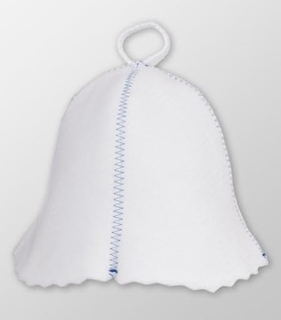 ШАПКА ВОЙЛОЧНАЯ ДЛЯ САУНЫ БЕЛАЯ - 3 РАЗМЕРА