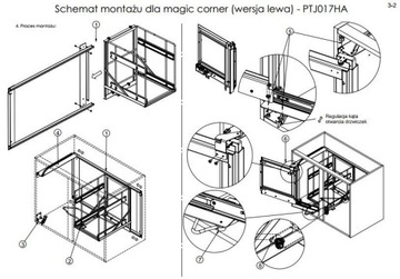 KOSZ CARGO CORNER MAGIC PTJ017HA LEWY