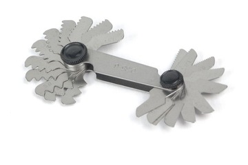 MIERNIK GWINTÓW ZAKRES 0.35 - 6mm 22 listki