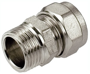 ZŁĄCZKA NYPEL PEX 25x3/4 GZ SKRĘCANA PEX/AL/PEX SKRĘCANY ALUPEX