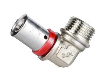 Kolano 20x3/4'' GZ PEX Zaciskane Zaprasowywane
