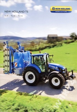 New Holland T5 prospekt 2013 ciągnik traktor