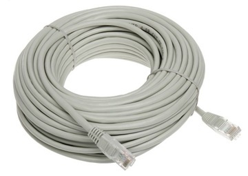 PATCHCORD RJ45/20-GREY UTP kat.5e SZARY 20m ABCV
