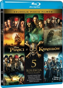 Piraci z Karaibów. Pakiet 5 filmów [BOX 5 BLU-RAY]