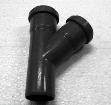 Тройник канализационный 50мм 50х45° ПВХ/ПП 45 градусов ik140