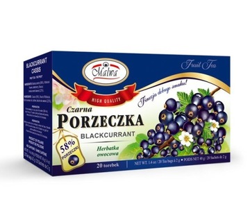 MALWA HERBATA CZARNA CZARNEJ PORZECZKI 20TB NATURA