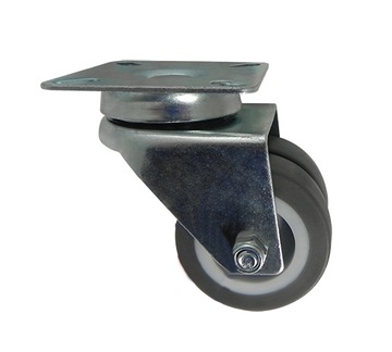 Koło meblowe fi. 50 mm skrętne TANDEM 70kg! /M52T2