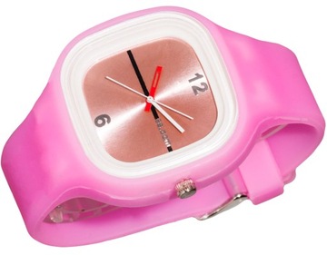 Silikonowy Damski Zegarek Wskazówkowy Jelly Watch
