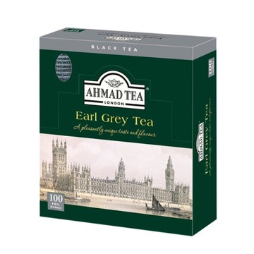 Ahmad EARL GREY TEA 100 Torebek w Alu Kopertach