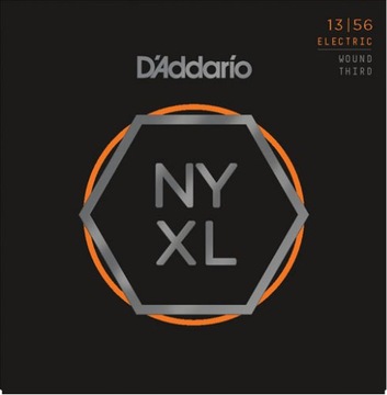 D'addario NYXL struny do gitary elektrycznej 13-56