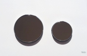 TECE LOOP PRZYCISK SZKŁO BIAŁE CHROM WC 9240660
