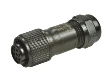 GNIAZDO 7 pin IP67 5A 125V Weipu