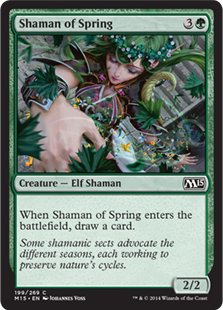 MTG 4x Shaman of Spring