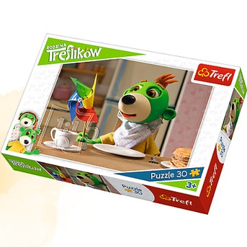 PUZZLE TREFL TREFLIKI RODZINA TREFLIKÓW 30el 18208