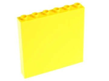 LEGO Panel 1x6x5 59349 żółty