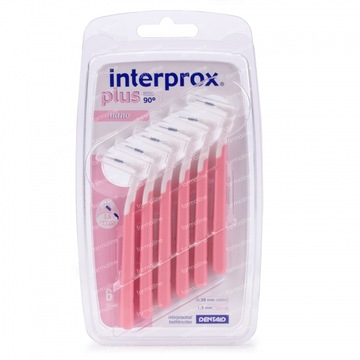 INTERPROX szczoteczki międzyzębowe różowe 0,6 mm
