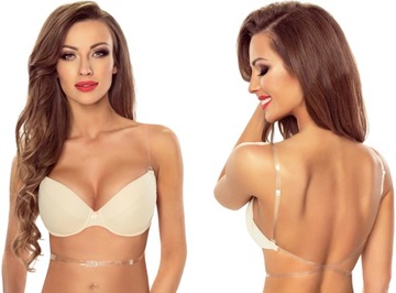 Biustonosz PUSH UP MULTIWAY SILIKONOWY BEŻ 75C