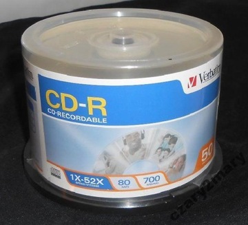 Verbatim CD-R DigitalAudio Cyjanina Printable 1szt koperta CD