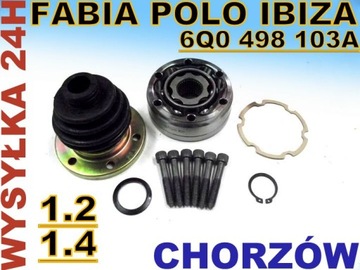 ВНУТРЕННИЙ ШРУС SKODA FABIA VW SEAT 6Q0498103A