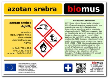 Нитрат серебра AgNO3 5г Lapis Biomus