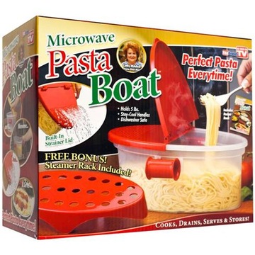 PASTA BOAT Gotuj Makaron i Warzywa w Mikrofali