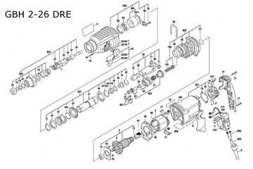 Держатель SDS Plus Bosch GBH 2-24 GBH 2-26 GBH 36