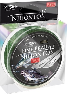 PLECIONKA NIHONTO FINE 0,06mm 150m GREEN MIKADO