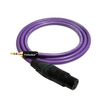 Kabel Jack 3.5mm - XLR - 1m - Melodika MDMJX