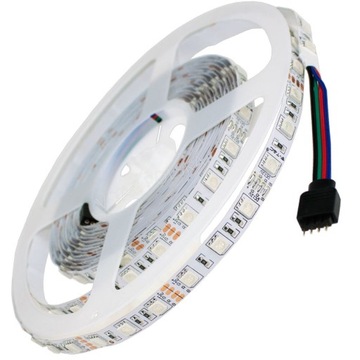 TAŚMA PASEK LED SMD 5050 60 300 5m RGB kolorowa