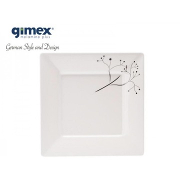 Talerz obiadowy Quadrato Pearl 1szt.Gimex melamina